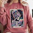 The Reader Tarot Card Women Book Lover Librarian Read Comfort Colors Sweatshirt Orchid The Reader Tarot Card Women Book Lover Librarian Read Comfort Colors Sweatshirt Orchid