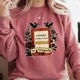 A Reader Without Their Book Is A Tragedy Dragon Rider Quote Comfort Colors Sweatshirt Orchid