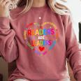 Readers Are Leaders Reading Teacher Women Kids Book Lovers Comfort Colors Sweatshirt Orchid Readers Are Leaders Reading Teacher Women Kids Book Lovers Comfort Colors Sweatshirt Orchid