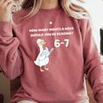 Reading 6-7 Silly Goose Read Books Bookish Bookworm Comfort Colors Sweatshirt Orchid Reading 6-7 Silly Goose Read Books Bookish Bookworm Comfort Colors Sweatshirt Orchid