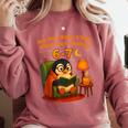 Reading 6 7 Six Seven Meme English Teacher Book Lover Comfort Colors Sweatshirt Orchid