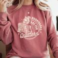 Reading Book Bookish Book Club Bookmarks Are For Quitters Comfort Colors Sweatshirt Orchid
