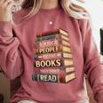 Reading Book Comfort Colors Sweatshirt Orchid Reading Book Comfort Colors Sweatshirt Orchid