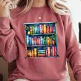 Reading And Bookcase Magic Book Premium Comfort Colors Sweatshirt Orchid