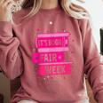 Reading Books Its Book Fair Week Comfort Colors Sweatshirt Orchid
