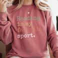Reading Is My Favorite Sport Book Lovers Man Woman Comfort Colors Sweatshirt Orchid