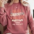 Reading And Motorcycle Life For Bikers Who Love Books Comfort Colors Sweatshirt Orchid