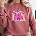 Reading Smut Is My Therapy Romance Book Reader Humor Comfort Colors Sweatshirt Orchid