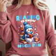 Reading Is Snow Much Fun Christmas Xmas Book Reading Comfort Colors Sweatshirt Orchid Reading Is Snow Much Fun Christmas Xmas Book Reading Comfort Colors Sweatshirt Orchid