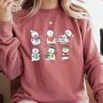 Reading Snowman Christmas Book Lovers Bookworm Librarian Comfort Colors Sweatshirt Orchid Reading Snowman Christmas Book Lovers Bookworm Librarian Comfort Colors Sweatshirt Orchid