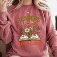 Reading Squad Book Lover Bookish Floral Readers Make Leaders Comfort Colors Sweatshirt Orchid Reading Squad Book Lover Bookish Floral Readers Make Leaders Comfort Colors Sweatshirt Orchid