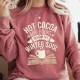 Reading All Winter Cozy Book Lover And Literary Escape Comfort Colors Sweatshirt Orchid Reading All Winter Cozy Book Lover And Literary Escape Comfort Colors Sweatshirt Orchid