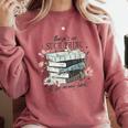 There's No Such Thing As Too Many Book Comfort Colors Sweatshirt Orchid There's No Such Thing As Too Many Book Comfort Colors Sweatshirt Orchid