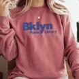Retro Brooklyn Public Library NY New York Book Lover Comfort Colors Sweatshirt Orchid Retro Brooklyn Public Library NY New York Book Lover Comfort Colors Sweatshirt Orchid