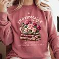 Romance Book Women Emotionally Attached Fictional Characters Comfort Colors Sweatshirt Orchid Romance Book Women Emotionally Attached Fictional Characters Comfort Colors Sweatshirt Orchid