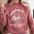Romance Reader Spicy Book Merch Book Lovers Bookish Women Comfort Colors Sweatshirt Orchid Romance Reader Spicy Book Merch Book Lovers Bookish Women Comfort Colors Sweatshirt Orchid