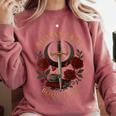Romantasy Book Club Coffee Sword Roses Comfort Colors Sweatshirt Orchid Romantasy Book Club Coffee Sword Roses Comfort Colors Sweatshirt Orchid