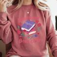 Romantasy Book Club Novel Reading Club Bibliophiles Fiction Comfort Colors Sweatshirt Orchid