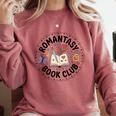 Romantasy Book Club Romance Fantasy Book Lover Tee Comfort Colors Sweatshirt Orchid