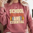 School Librarians Are Essential Library Book Lover Librarian Comfort Colors Sweatshirt Orchid School Librarians Are Essential Library Book Lover Librarian Comfort Colors Sweatshirt Orchid