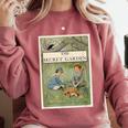 The Secret Garden Book Comfort Colors Sweatshirt Orchid