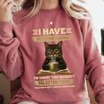 i Have Selective Hearing Cat Coffee Books Retro Comfort Colors Sweatshirt Orchid i Have Selective Hearing Cat Coffee Books Retro Comfort Colors Sweatshirt Orchid