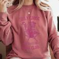 Silly Goose Book Club Comfort Colors Sweatshirt Orchid