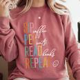 Sip Coffee Pet Cats Read Books Repeat Book Cat Lover Comfort Colors Sweatshirt Orchid Sip Coffee Pet Cats Read Books Repeat Book Cat Lover Comfort Colors Sweatshirt Orchid