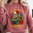Skeleton Read Book Just One More Chapter Floral Book Lover Comfort Colors Sweatshirt Orchid Skeleton Read Book Just One More Chapter Floral Book Lover Comfort Colors Sweatshirt Orchid