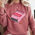 Slow Burn Book Club Comfort Colors Sweatshirt Orchid