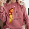 Is That Smut Jesus Book Spicy Smutty Books Comfort Colors Sweatshirt Orchid