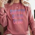 Smut Reader Book Lover Bookworms Comfort Colors Sweatshirt Orchid