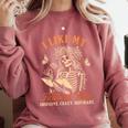 Smut Reader Spicy Book Dark Romance I Like My Fictional Men Comfort Colors Sweatshirt Orchid