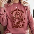 Smut Reader Spicy Buys Me Books & Tells Me To Stfuattdlagg Comfort Colors Sweatshirt Orchid