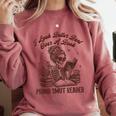 Smut Reader Spicy Romance Look Better Bent That Over A Book Comfort Colors Sweatshirt Orchid