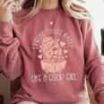 Smutt Spicy Books Dark Romance Good Girl Spread Those Pages Comfort Colors Sweatshirt Orchid