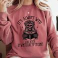 Smutty Spicy Book Its Always WYD And Never DYWMTCOAEYPTYCOMF Comfort Colors Sweatshirt Orchid