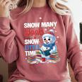 Snowman Winter Snow So Many Books Christmas Snow Little Time Comfort Colors Sweatshirt Orchid Snowman Winter Snow So Many Books Christmas Snow Little Time Comfort Colors Sweatshirt Orchid