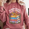 So Many Books So Little Summer Comfort Colors Sweatshirt Orchid So Many Books So Little Summer Comfort Colors Sweatshirt Orchid