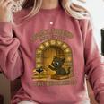 Speak Friend Enter Bookshop Magic Panther Comfort Colors Sweatshirt Orchid