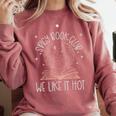 Spicy Book Club Dark Romance Lover Of Spicy Bookish Merch Comfort Colors Sweatshirt Orchid Spicy Book Club Dark Romance Lover Of Spicy Bookish Merch Comfort Colors Sweatshirt Orchid