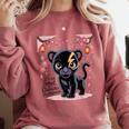 Spicy Romance Character Development Book Reader Design Comfort Colors Sweatshirt Orchid