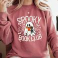 Spooky Book Club Cute Ghost Reading Book Halloween Costume Comfort Colors Sweatshirt Orchid Spooky Book Club Cute Ghost Reading Book Halloween Costume Comfort Colors Sweatshirt Orchid