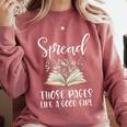Spread Those Pages Like A Good Girl Bookworm Book Lover Comfort Colors Sweatshirt Orchid Spread Those Pages Like A Good Girl Bookworm Book Lover Comfort Colors Sweatshirt Orchid