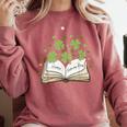 St Patricks Day Book Lover Librarian Reading Saint Pattys Comfort Colors Sweatshirt Orchid St Patricks Day Book Lover Librarian Reading Saint Pattys Comfort Colors Sweatshirt Orchid