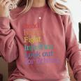 Stop Book Banning Pro Library Comfort Colors Sweatshirt Orchid
