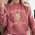 Summer Book Club Comfort Colors Sweatshirt Orchid