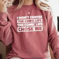 Superheroes Art Graphic Novels Comic Books Comfort Colors Sweatshirt Orchid Superheroes Art Graphic Novels Comic Books Comfort Colors Sweatshirt Orchid