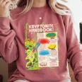 Superman Kryptonite Handbook Premium Tri-Blend Comfort Colors Sweatshirt Orchid