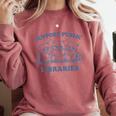 Support Your Local Library Read Banned Books Librarian Comfort Colors Sweatshirt Orchid